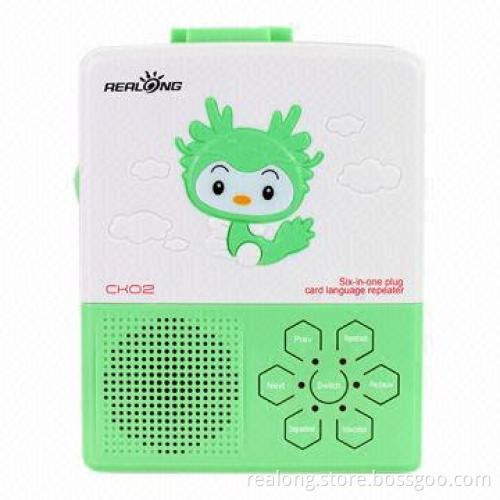 Cassette/MP3 Player with LED and 480 Seconds Repetition, 76-108MHz FM Radio Range